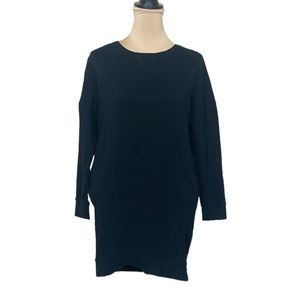COS Black Long Sleeve Sweatshirt Dress (C)